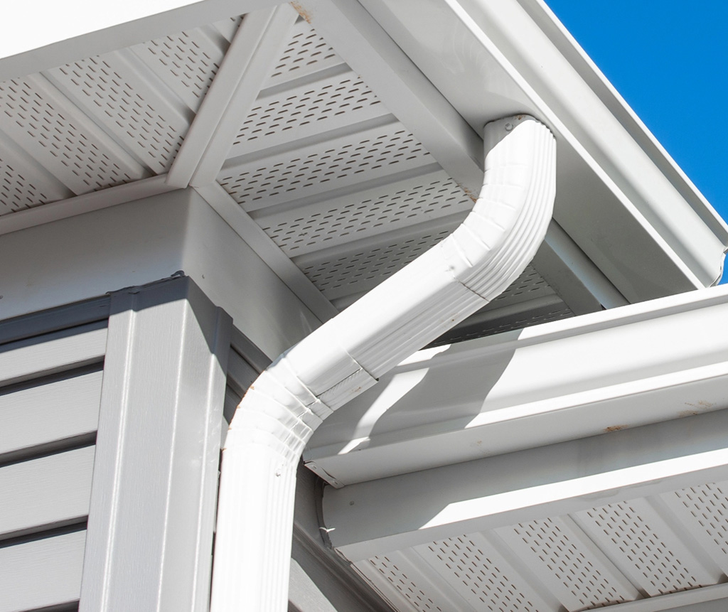 Roof gutters and downspout
