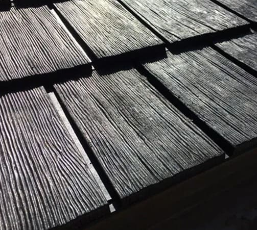 Rubberroofing shinglescloseup