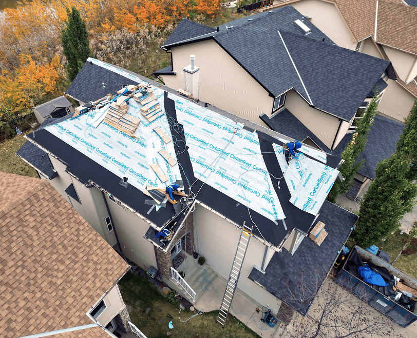 Asphalt Shingle Roofing in Calgary Home